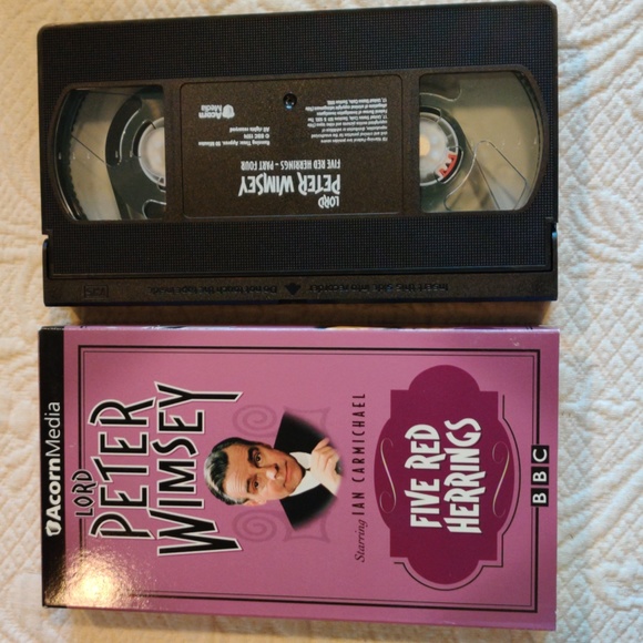 Lord Peter Wimsey Five Red Herrings 4 VHS BBC Drama Mystery 1974 Series - Picture 9 of 10